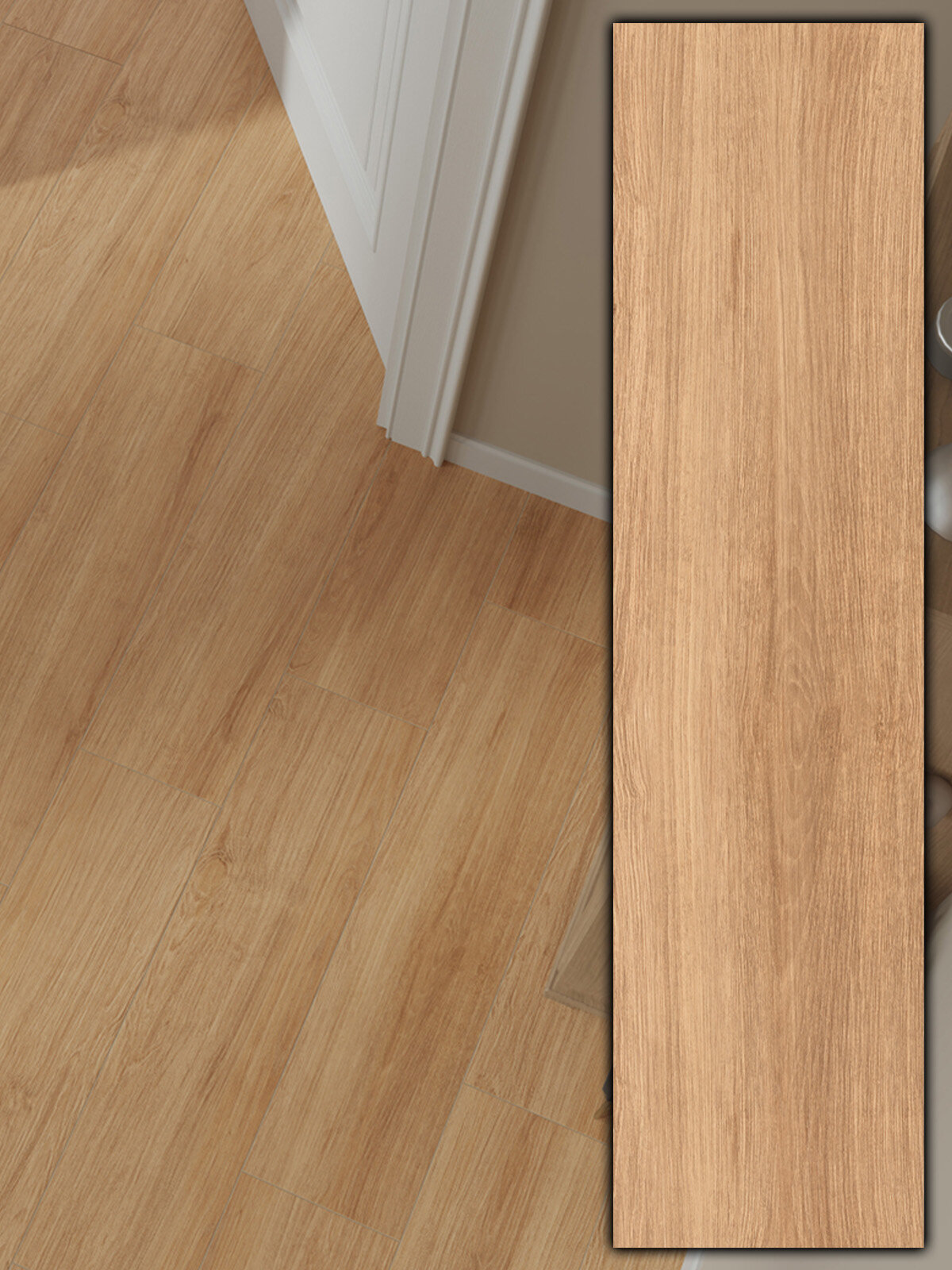 Керамогранит Cersanit Select Wood Бежевый 218x898 под дерево матовый рельеф цена за упаковку (6 плиток - 1174 кв. м)