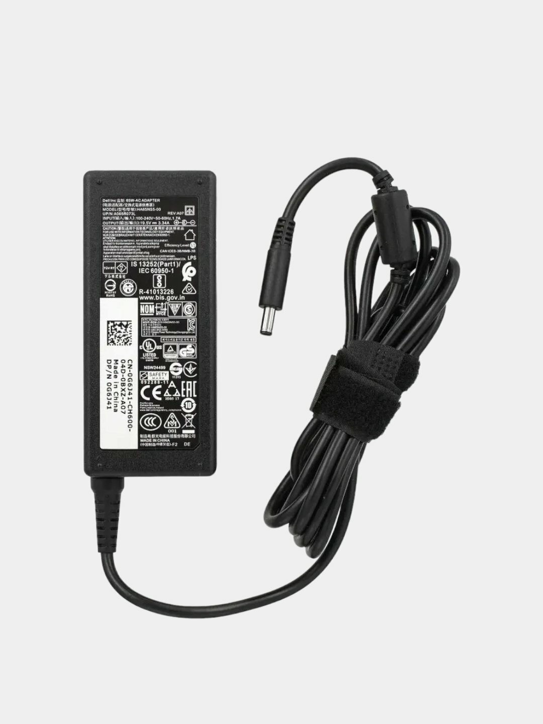 Ноутбук блок питания для Dell 19.5V 3.34A узкий штекер 4.5x3.0, 65W Ватт