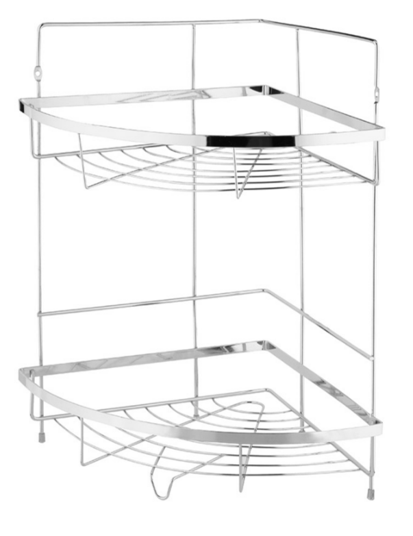 Полка угловая двухъярусная COZY-CR-2 (312067) Металл Рыжий кот