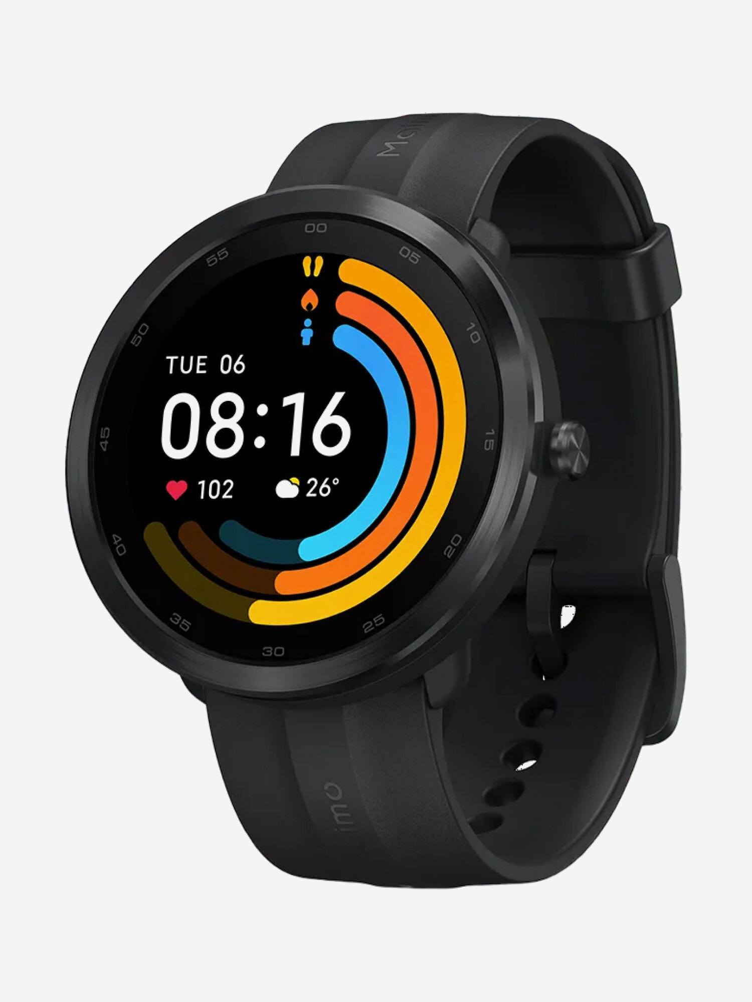 Смарт-часы 70Mai Maimo Watch WT2001 R, нержавеющая сталь, сенсорные, черные