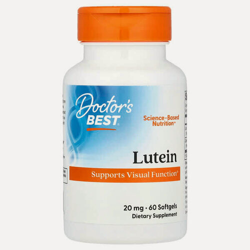 Изображение товара Лютеин с FloraGlo Lutein, Doctor's Best, 20 мг, 60 мягких таблеток