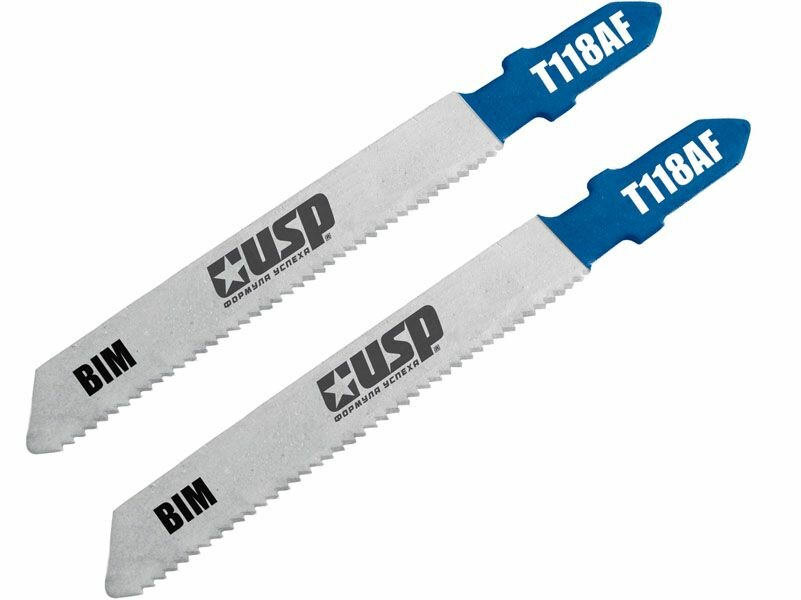 Полотна для электролобзика. 2 шт. Тип полотна T118AF. Bi-metal