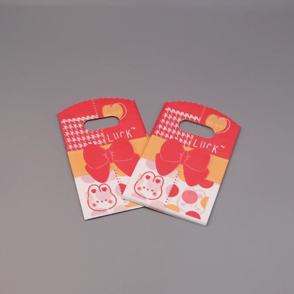 Пластиковые подарочные пакеты 9x15 см набор из 50 штук D107 9x15cm