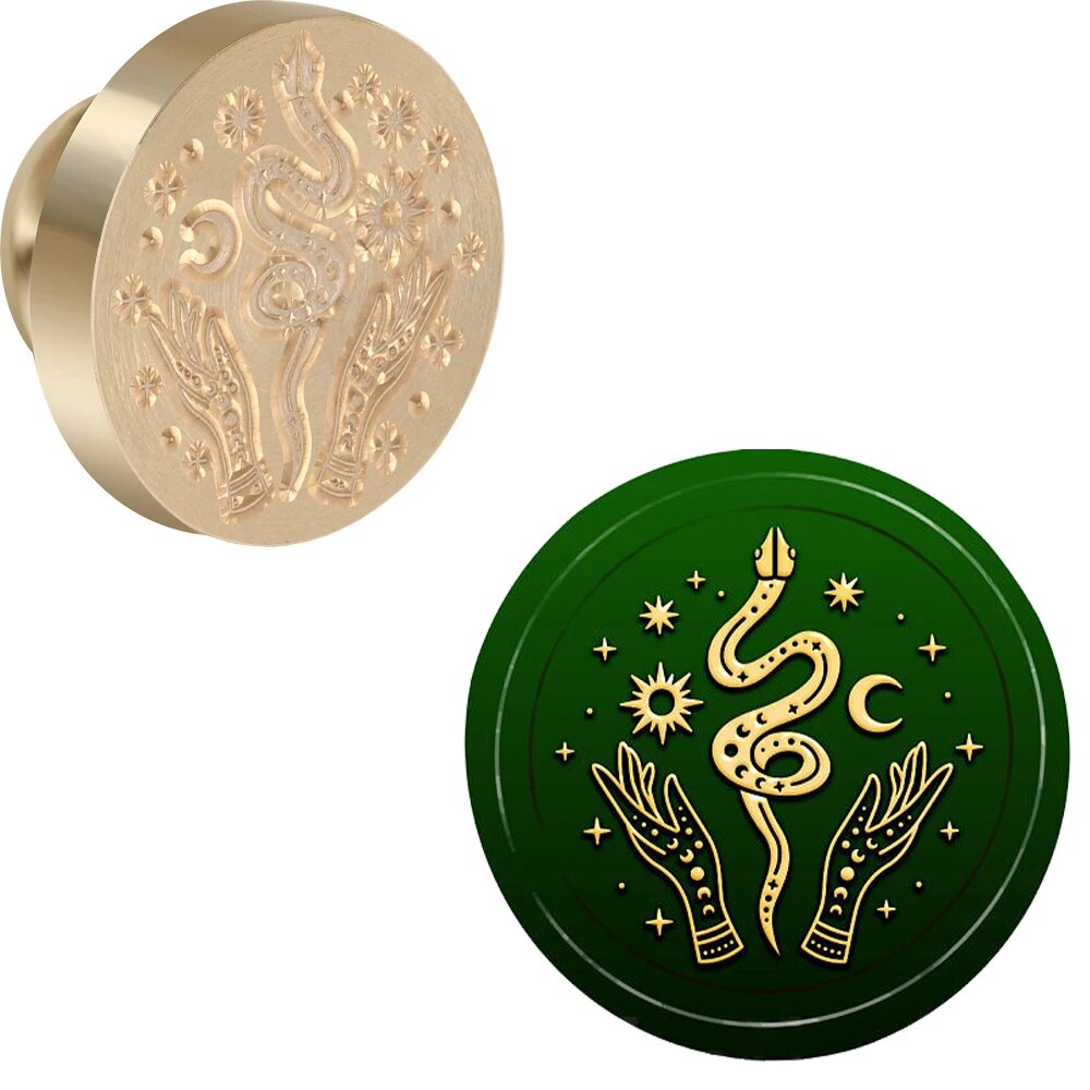 Съемная латунная печать 