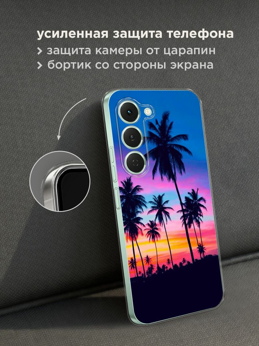 Чехол на Tecno Spark 40 Pro / Текно Спарк 40 Про с принтом "Закат 5" — фото 1