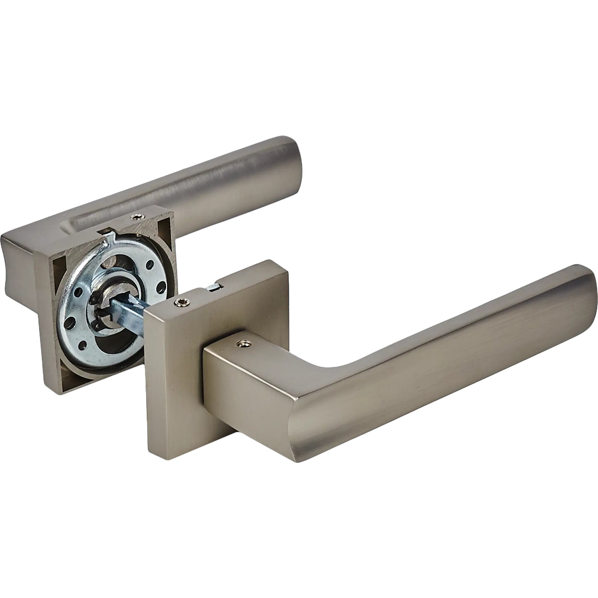 Дверные ручки Puerto LM AL 527-03 без запирания цвет никель