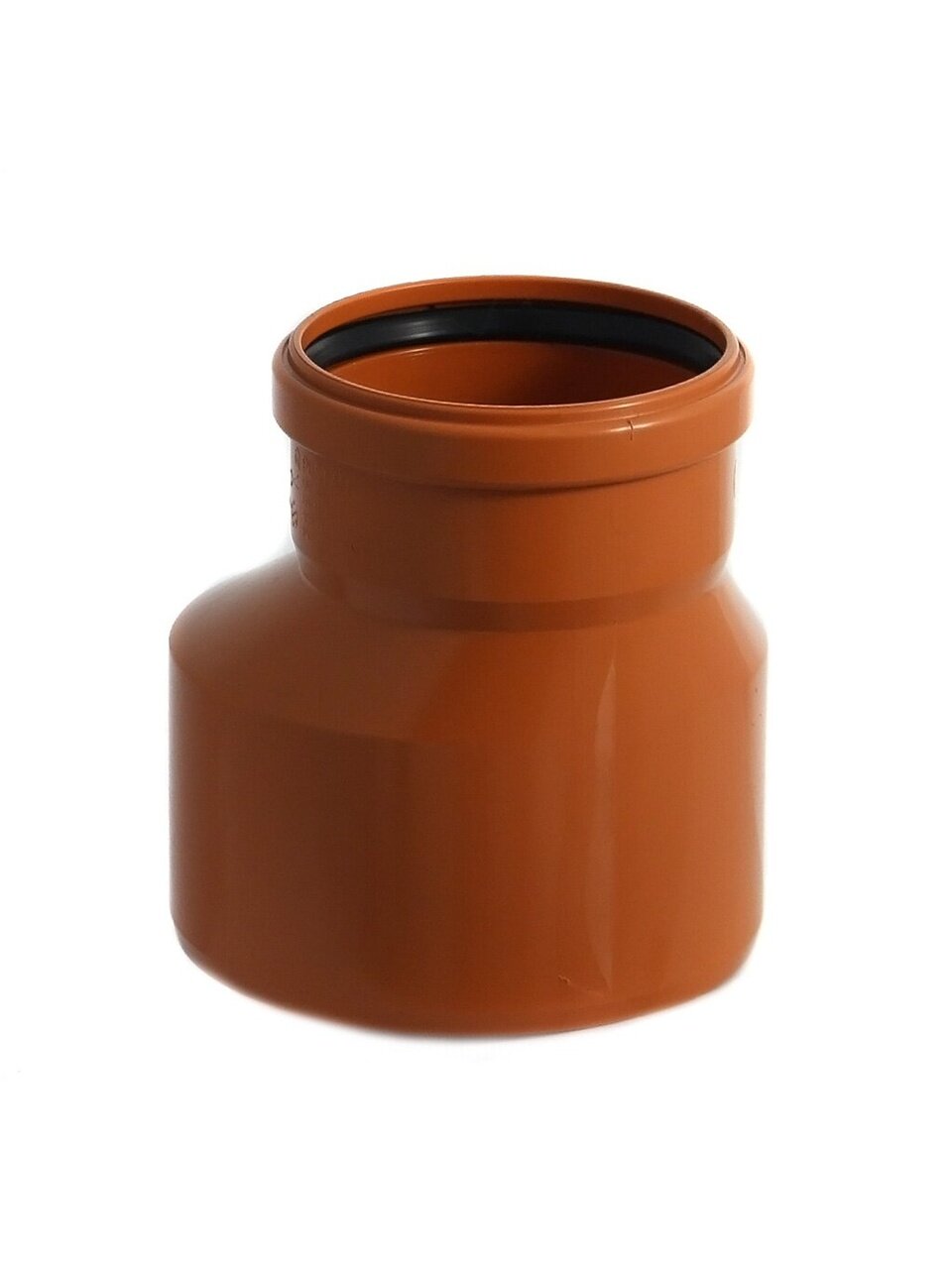 Редукция канализационная 160х110 мм  Мультимирпласт  наружная  рыжая  ПРХ НК 160 110 SN2