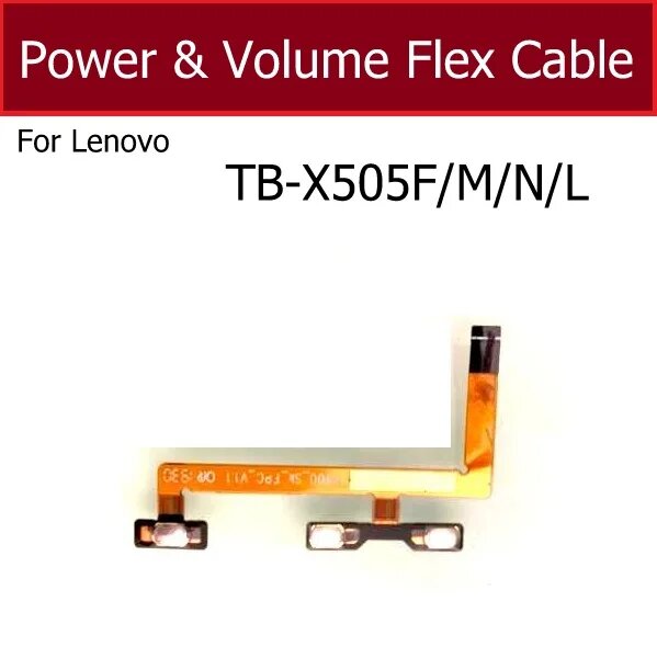 Боковая кнопка регулировки громкости гибкий кабель для Lenovo Tab M10 TB-X505F TB X505M TB-X505L TB-X505N X505 запасные части
