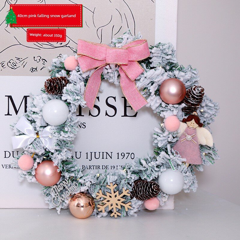 Рождественский венок от производителя светящийся с высокой эстетической ценностью декоративные элементы украшения