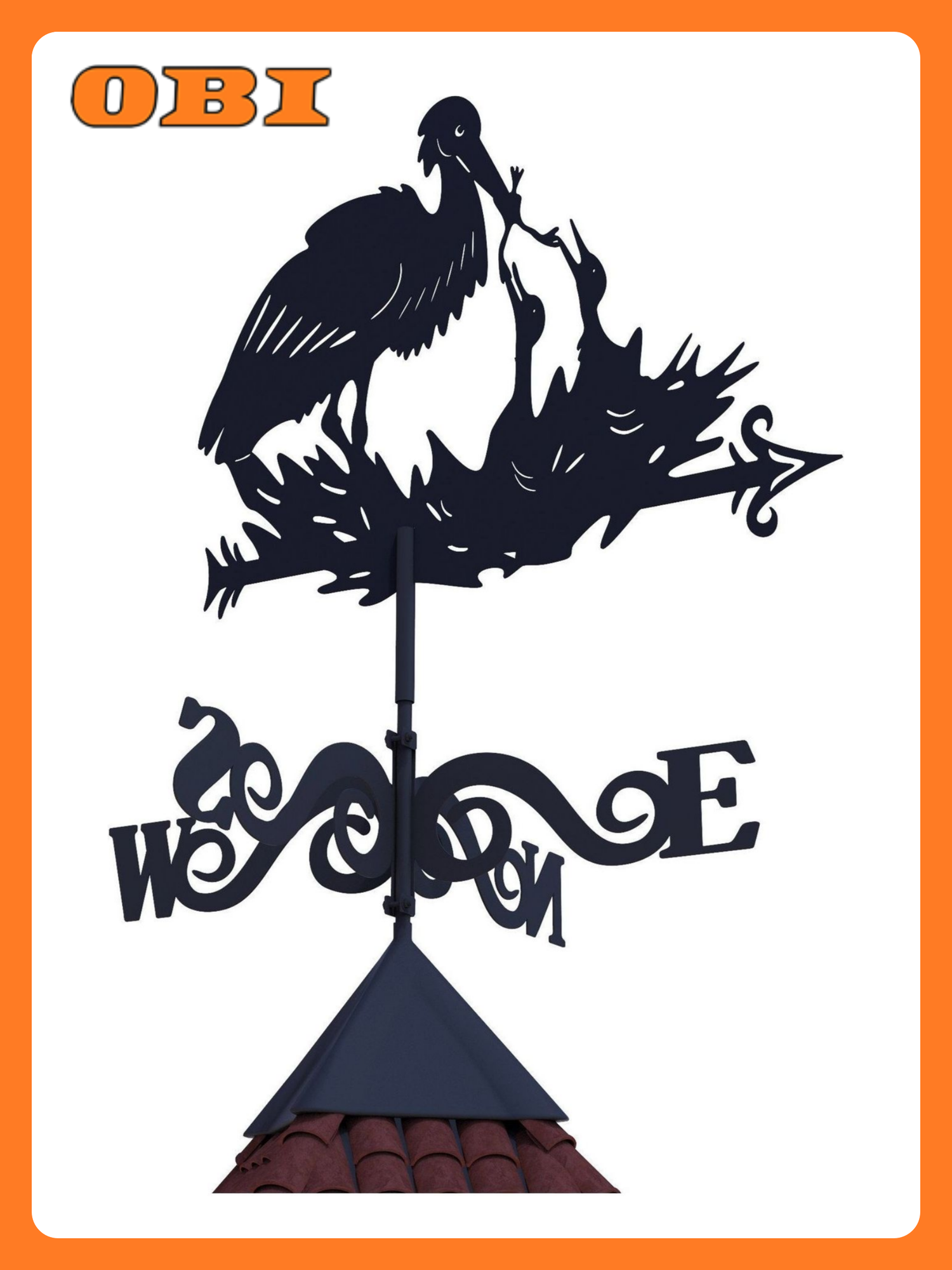 Флюгер FIREWOOD Аисты 90 см