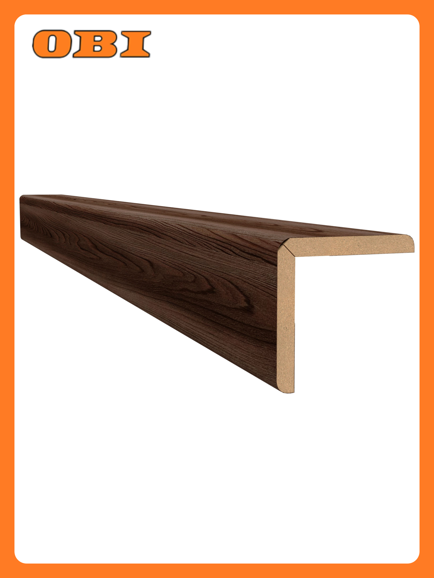 Угол универсальный для МДФ панелей STELLA 2700 мм Орех Бразильский