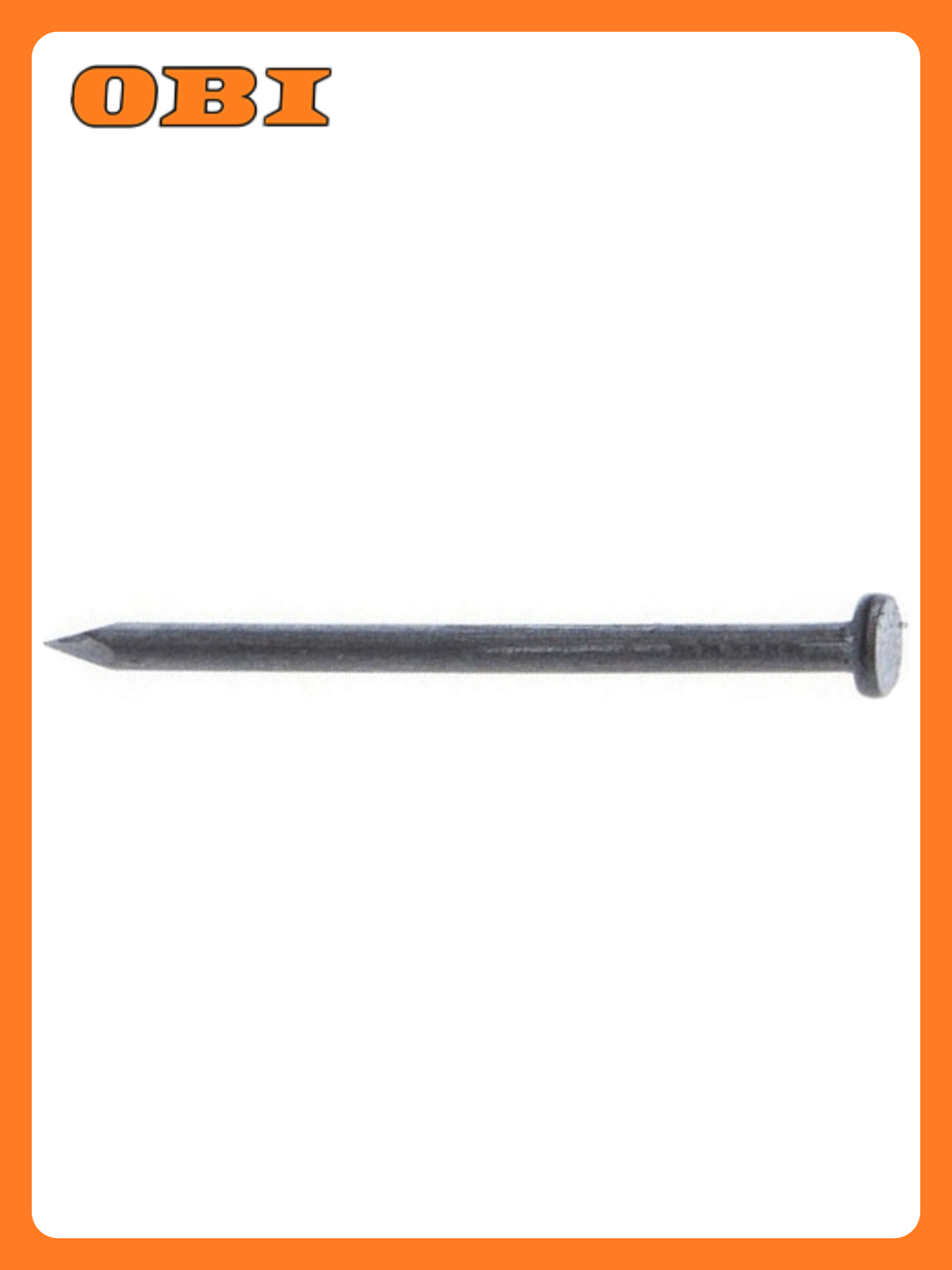 Гвозди строительные Стройбат 2x40 мм 02 кг плоские серые