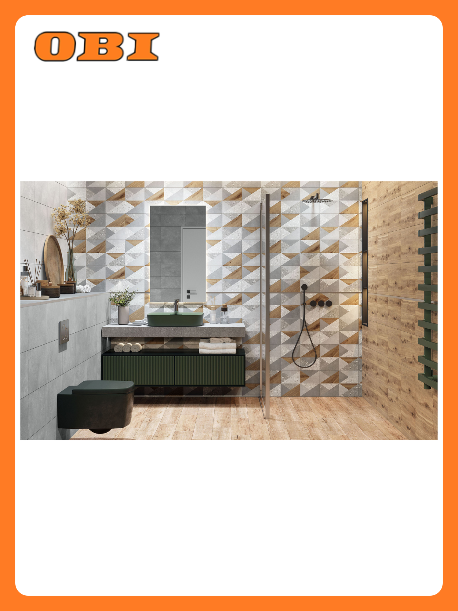 Керамическая плитка настенная Global tile Vision Коричневый дерево 27x40см