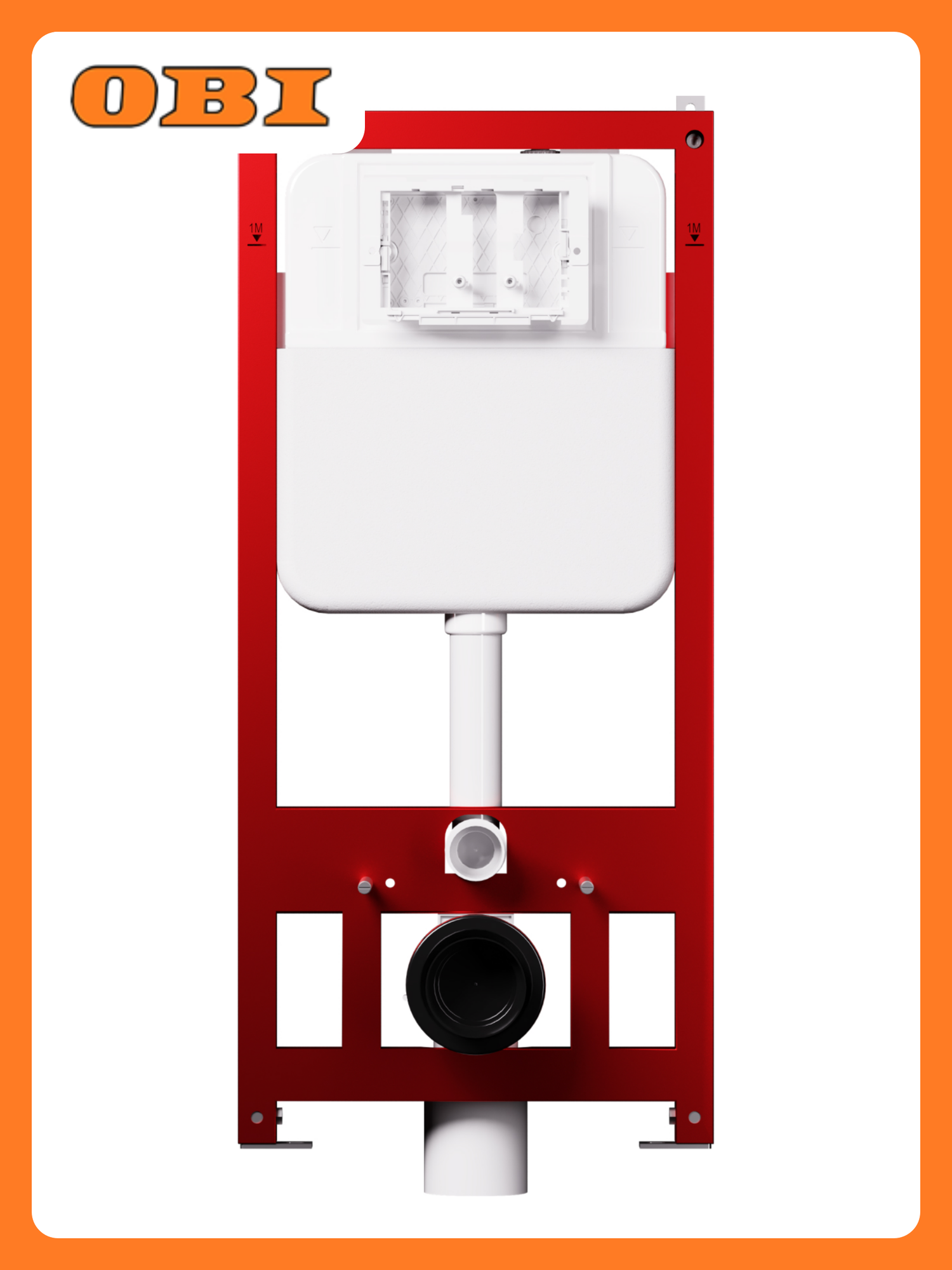 Инсталляция TATSUMAKI MAX для подвесных унитазов 50 см TOKITO