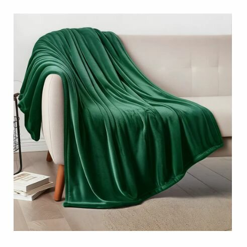 Плед Flandria 200x220 см микрофибра цвет темно-зеленый