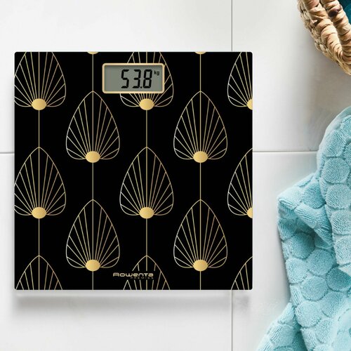 Напольные весы Rowenta Premiss BS1438V0 черный до 150 кг автоотключение цифровой дисплей 1535₽