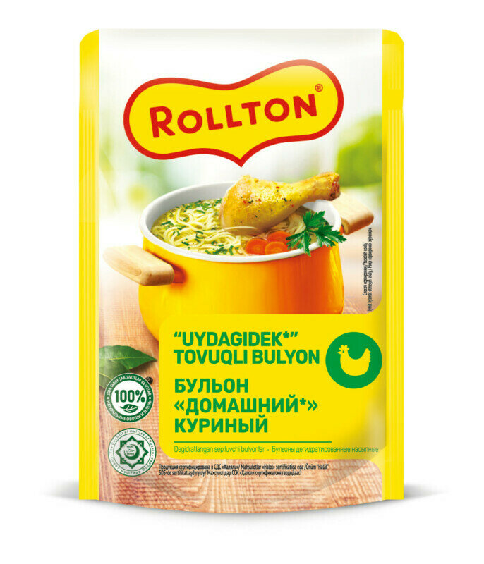 Rollton бульон куриный домашний рассыпной, 90 г
