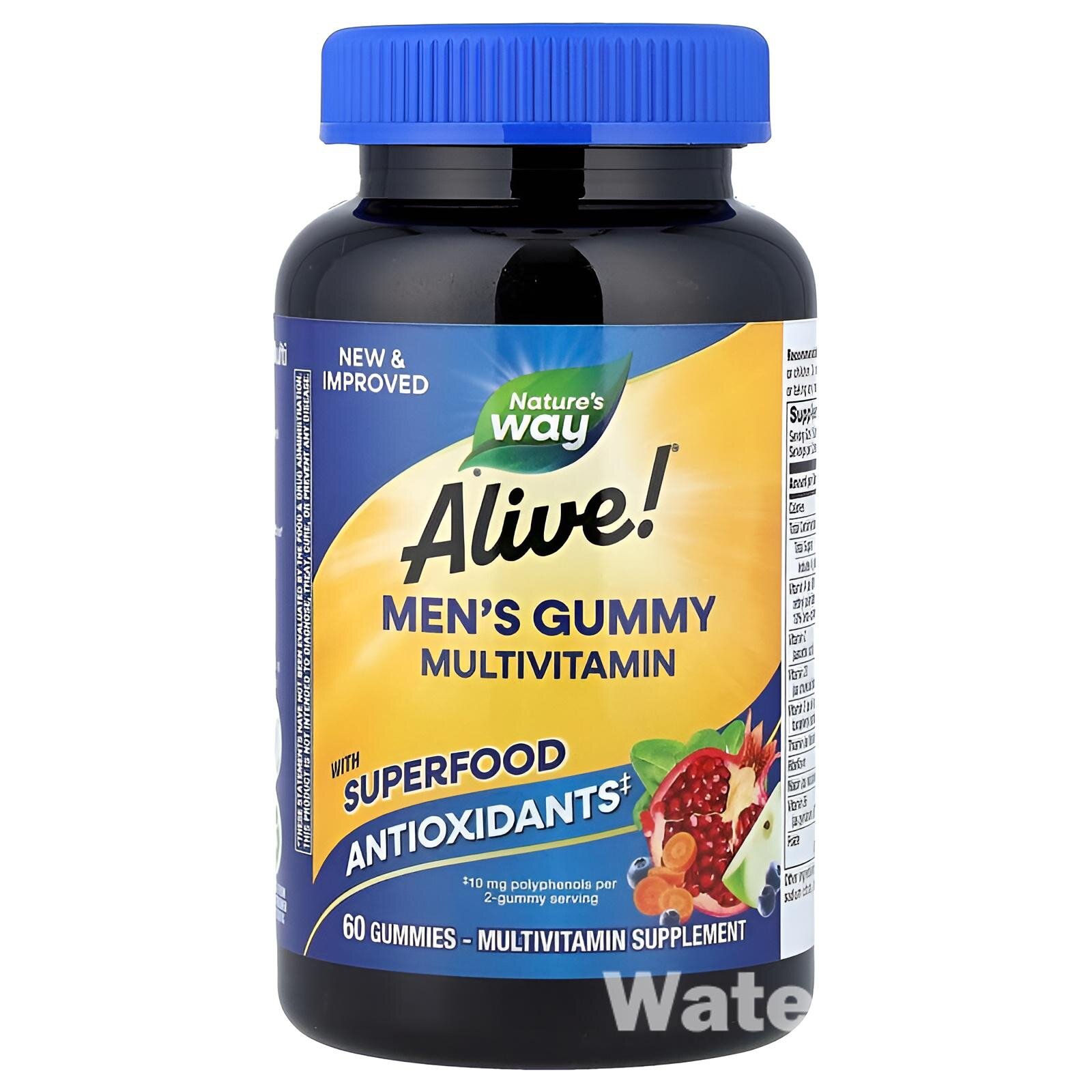 Multivitamin Men Alive Gummy N60 – комплекс витаминов и минералов для мужчин