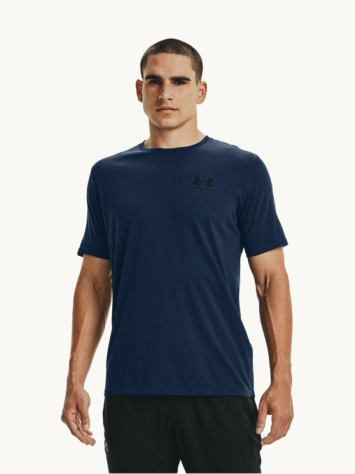 Футболка спортивная Under Armour Sportstyle Logo 1 шт. размер MD academy / black - 408