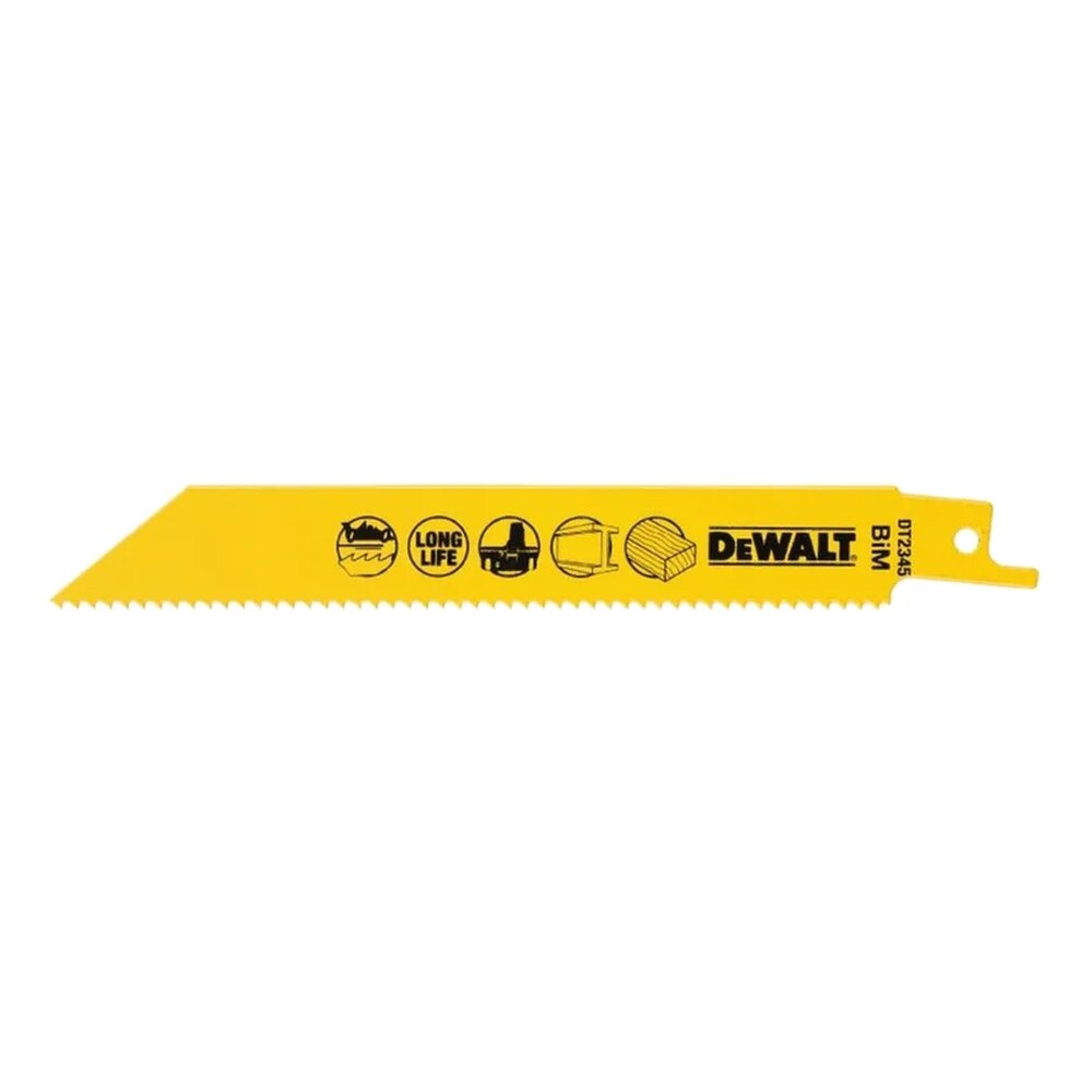 Полотно пильное для аккумуляторных сабельных пил DeWALT 5шт. DT2345-QZ