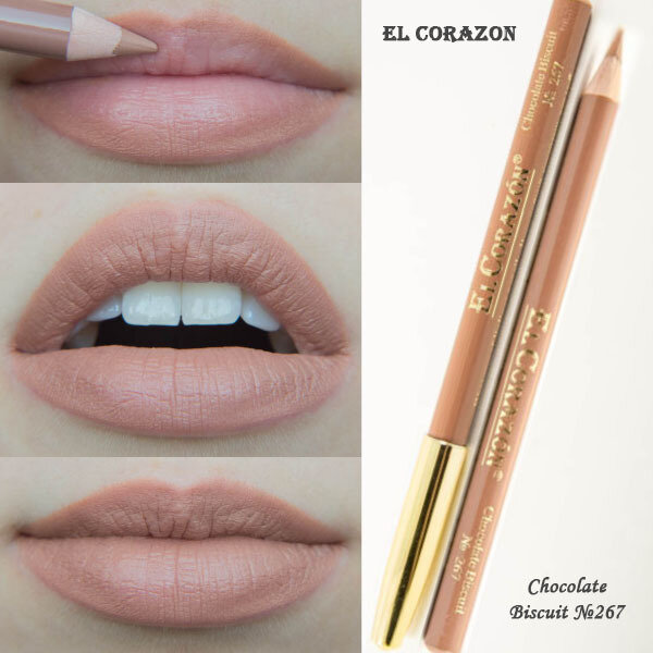 El Corazon Карандаш для губ №267 Chocolate Biscuit