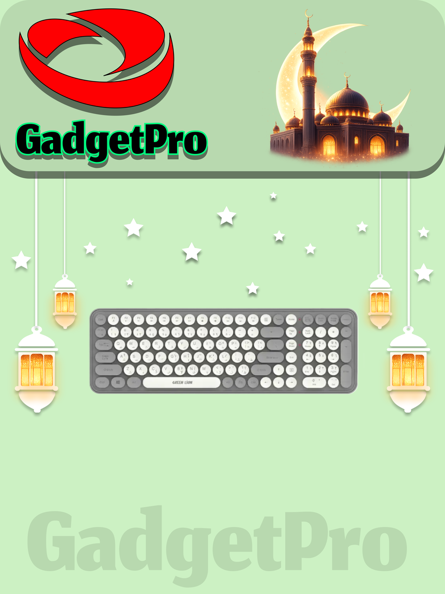 Беспроводная клавиатура Green Lion GKM-300 Wireless Keyboard And Mouse: надежная и современная, для работы и дома.
