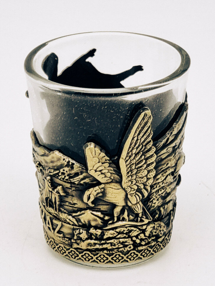 Стопка с металлической подставкой "Кавказ" — фото 1