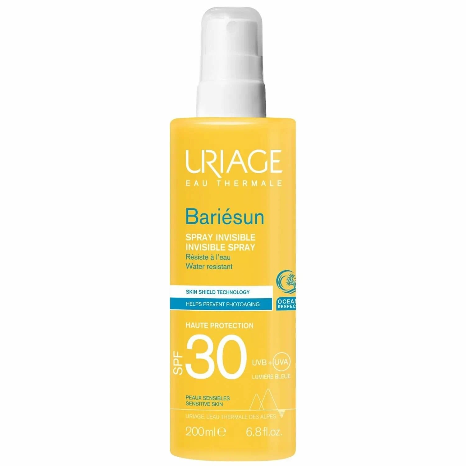 Урьяж Барьесан SPF 30+ невидимый спрей 200 мл