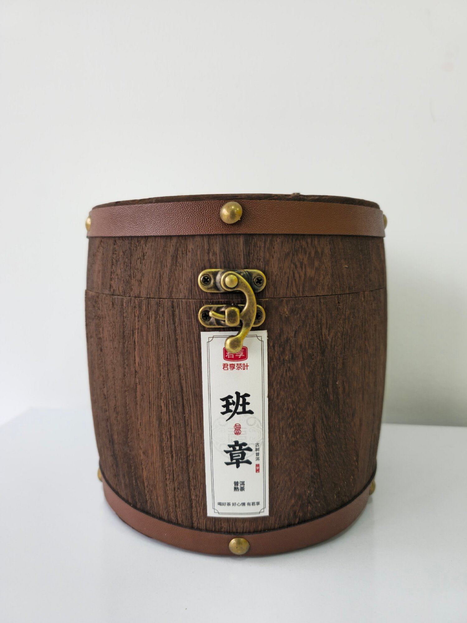 Китайский чай Шу Пуэр, мини прессованный, 100 таблеток, в деревянной коробке