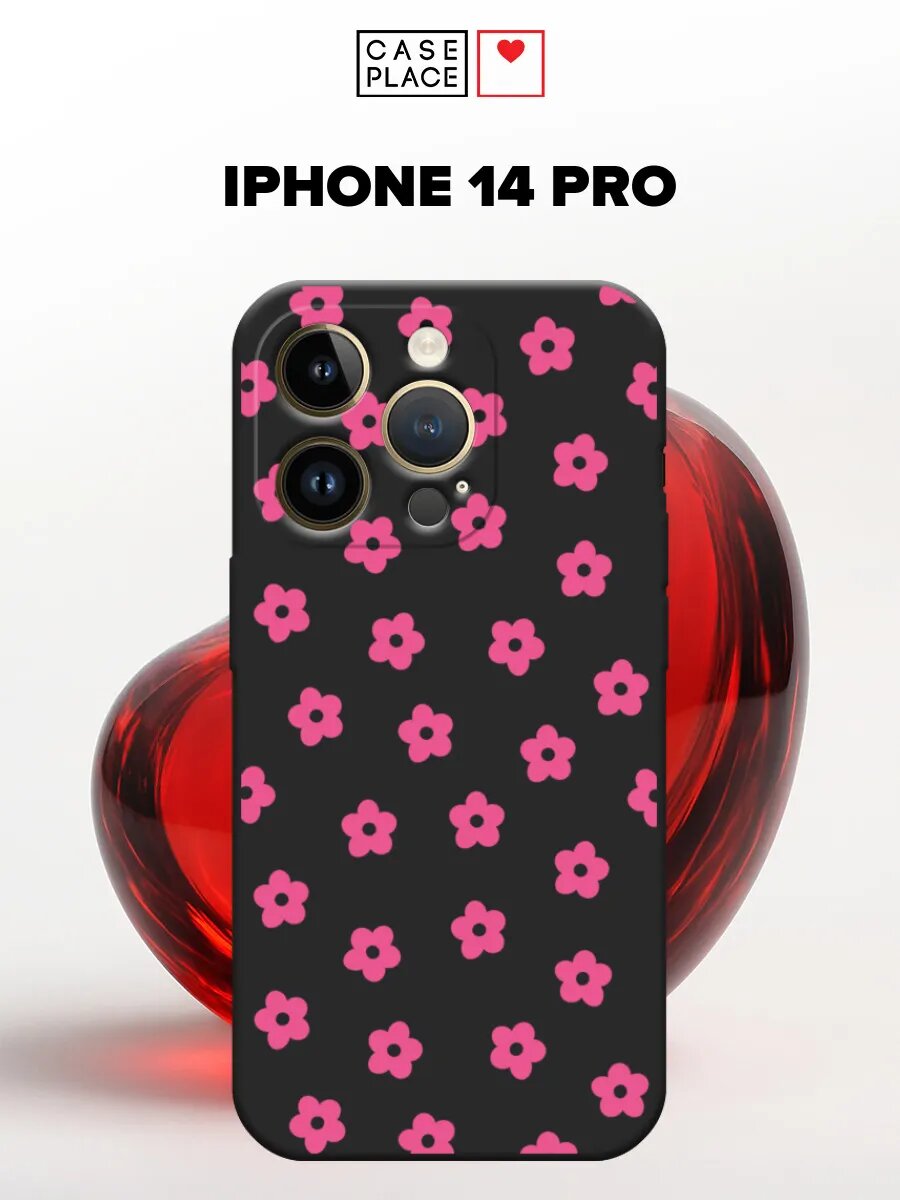 Чехол на iPhone 14 Pro сакура