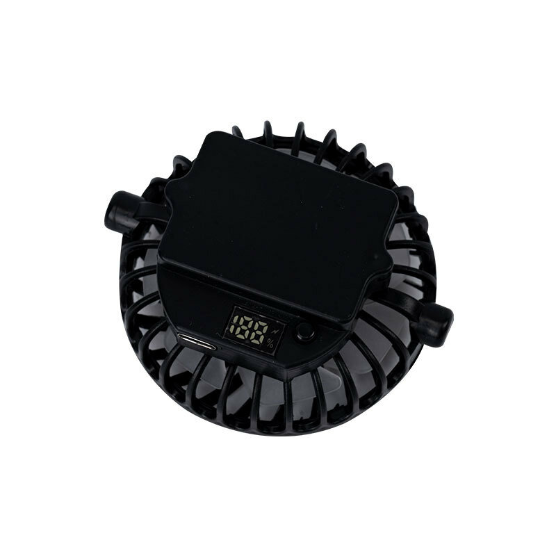 Мини-вентиляторная головка с USB-зарядкой и батареей 650 мАч, 4-8 часов работы, черный цвет для переносного охлаждения