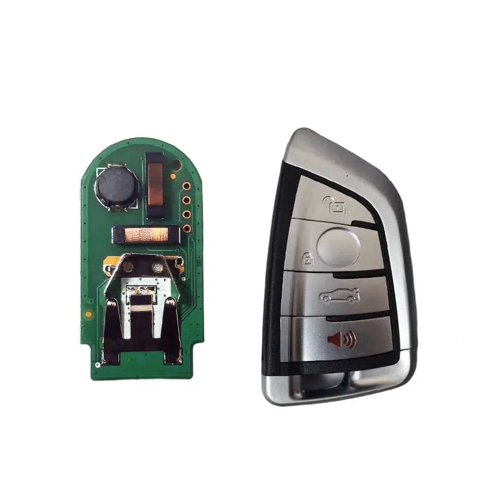 Ключ для BMW 3/5/7/X1/X3/X5/X6/X7, 433MHz, 4 кнопки, Color: