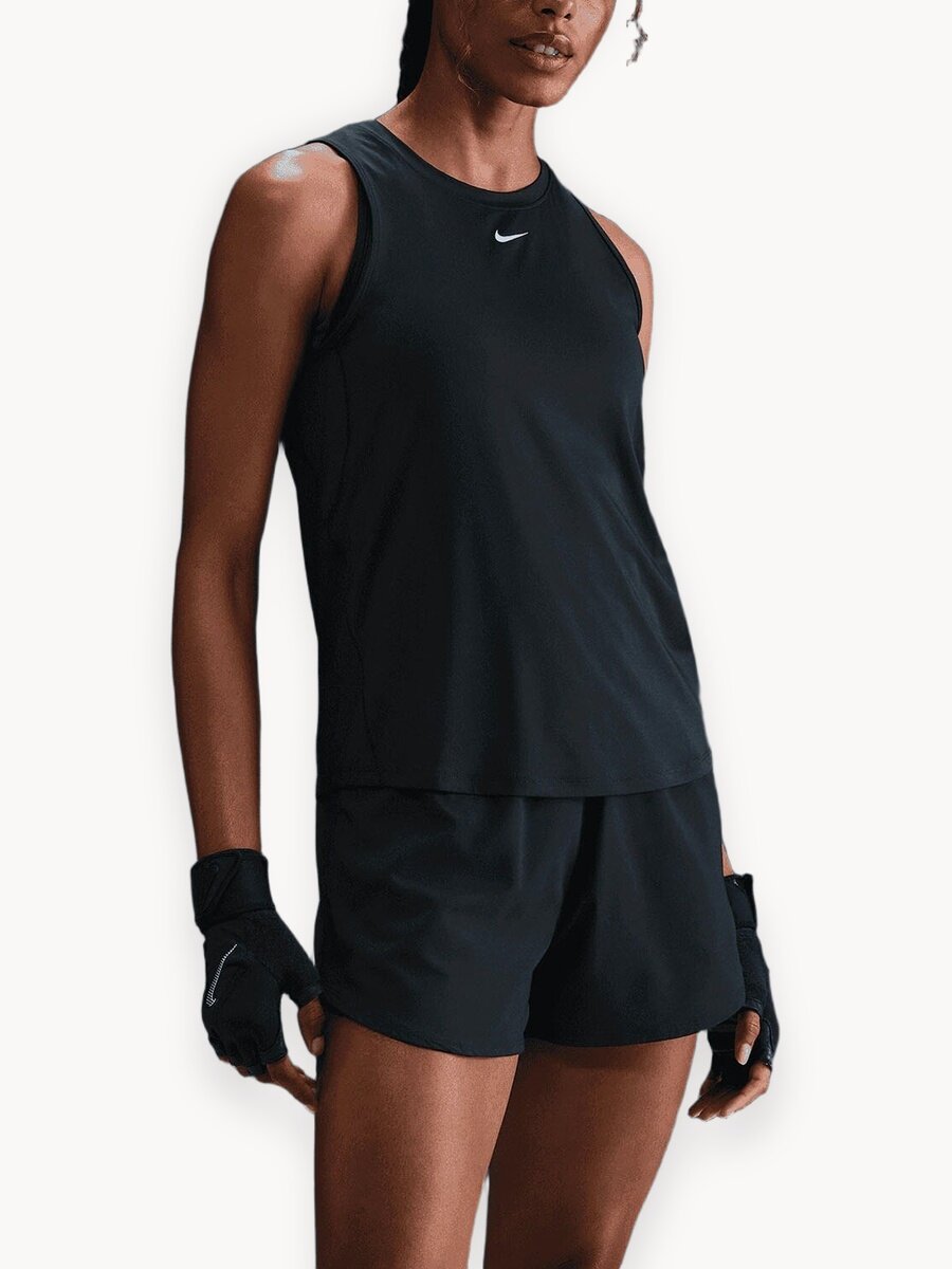 Майка спортивная NIKE One Classic, 1 шт., размер XL, черный/белый