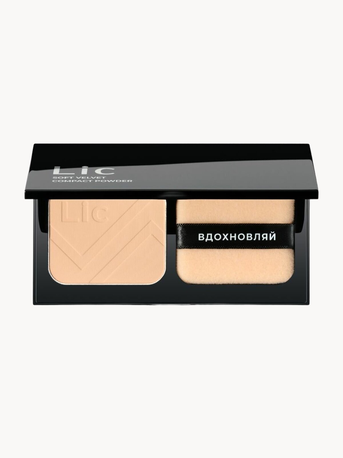 Lic Пудра компактная матирующая Soft Velvet Compact Powder 02 9 г Лик