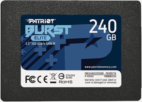 Изображение товара Накопитель SSD 240Gb Patriot Burst Elite PBE240GS25SSDR SATA III
