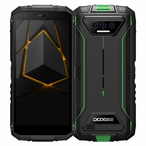 Смартфон Doogee S41 Plus 4+128 ГБ, зеленый зеленый, черный, зеленый