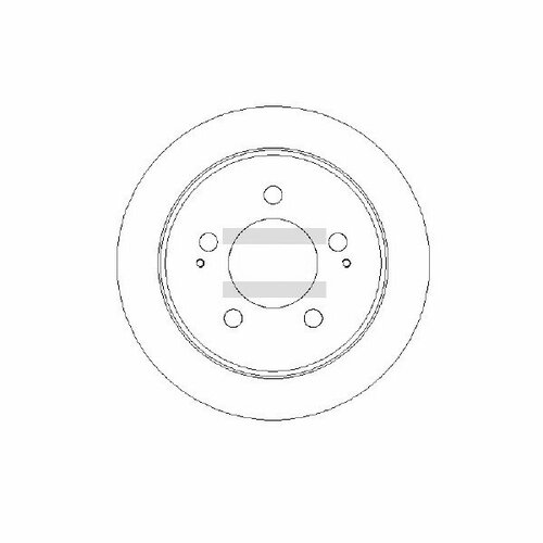 Диск Тормозной Задний SANGSIN SD5201