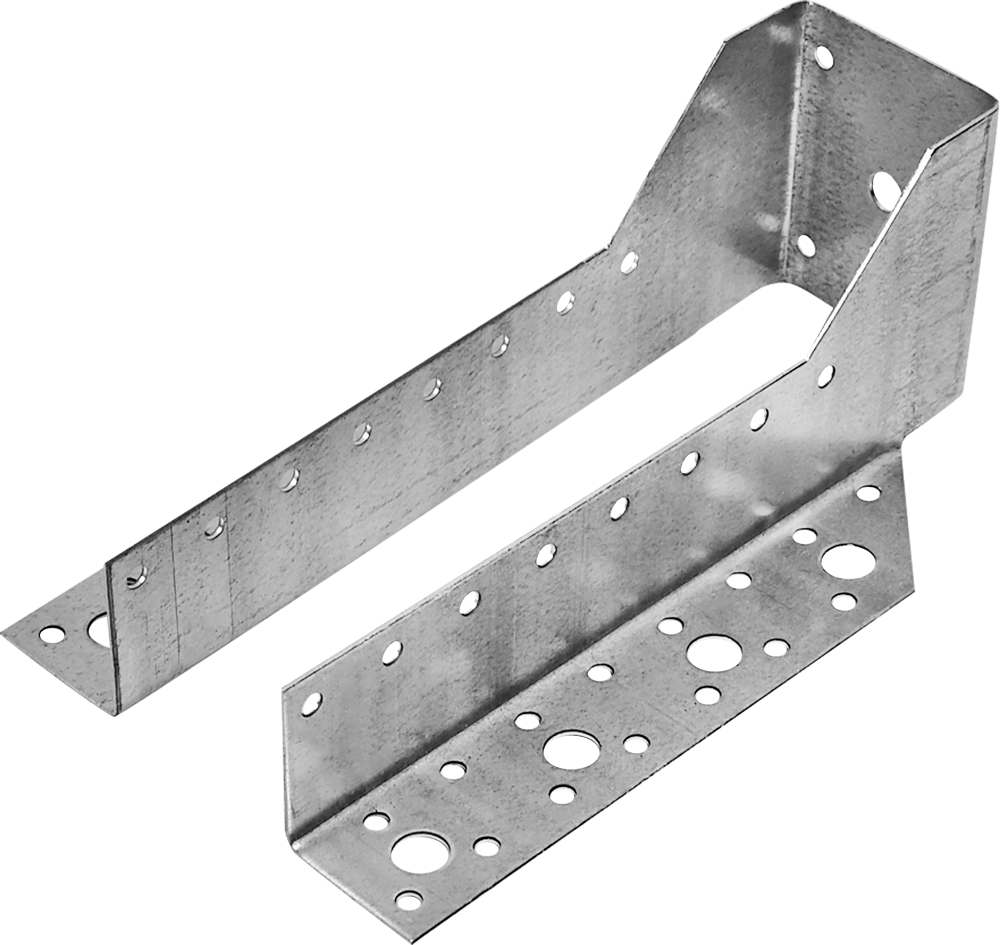 Опора бруса раскрытая OBR R 50x200x1.8