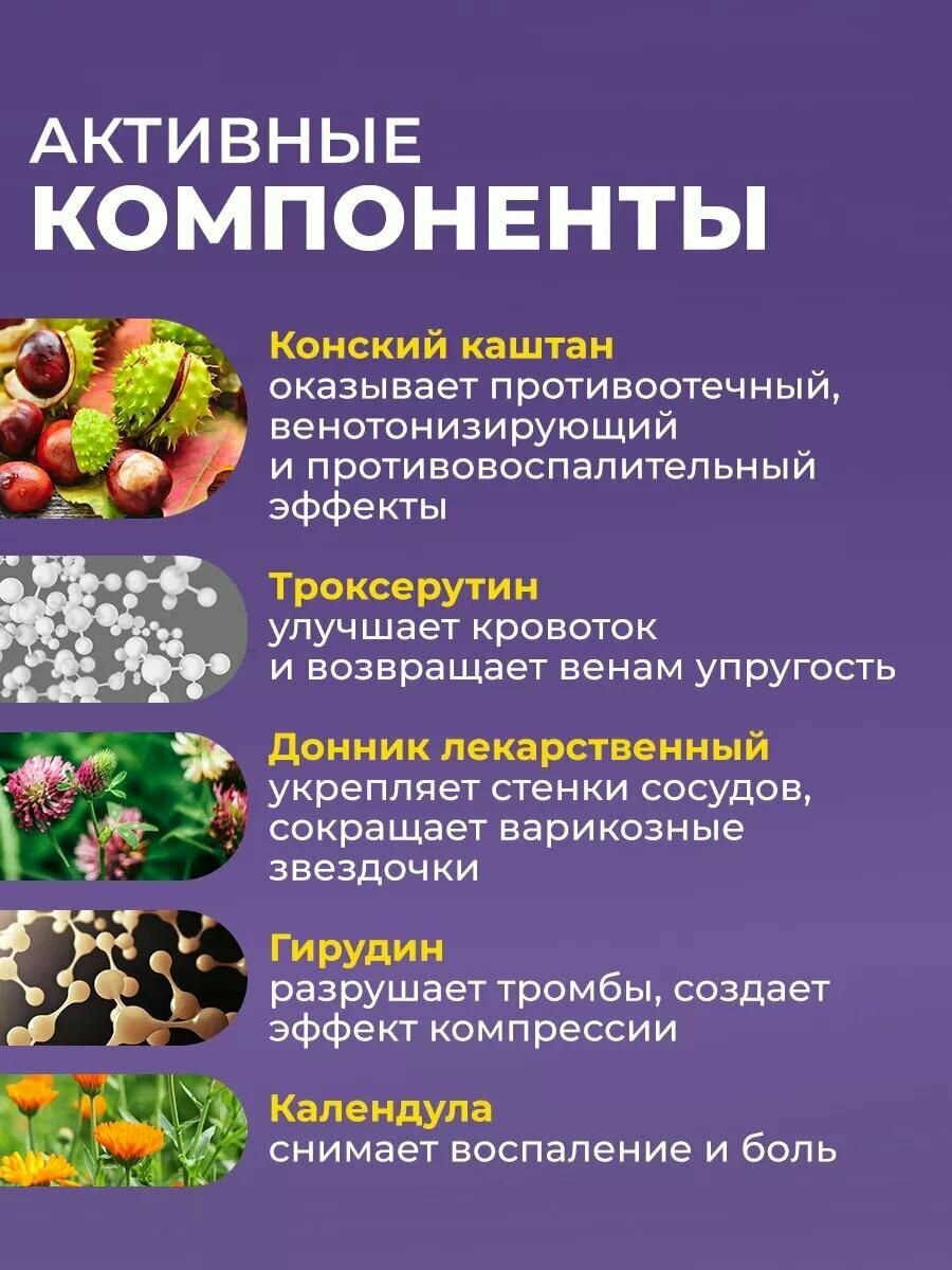 Гомеопатические Препараты От Варикоза Крем от варикоза и отеков ног, гель для ног тонизирующий, конский каштан Ветонус, 100 мл