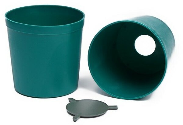 Greengo Набор для рассады: стаканы по 500 мл (8 шт.), поддон 40 × 20 см, цвет микс, Greengo