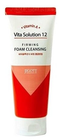 Пенка для умывания укрепляющая с витамином А [Jigott] Vita Solution 12 Firming Foam Cleansing