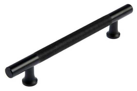 Ручка Рейлинг D12 черный (128 мм) - фотография № 1
