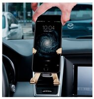 Держатель Baseus X Air Vent Car Mount Holder золотой