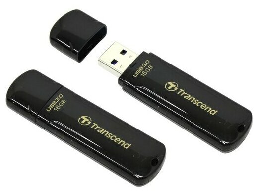 Флешка Transcend JetFlash 700 TS16GJF700 16 Гб Black