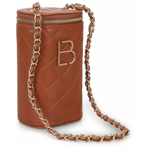 Сумка женская 7x20x29 см Lucky Bees Турция желтовато-коричневая 671LKB1320