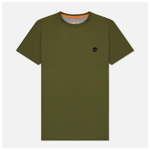 Мужская футболка Timberland Dunstan River Slim Fit оливковый, Размер S