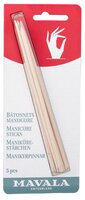 Mavala Палочки для маникюра деревянные Manicure Sticks, 5 шт. бежевый