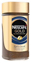 Кофе растворимый Nescafe Gold Blend Decaff без кофеина, стеклянная банка 200 г