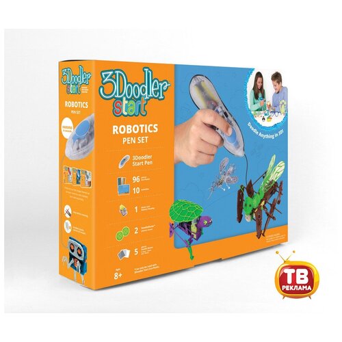 3Д Ручка 3DOODLER START, подарочный набор Роботы