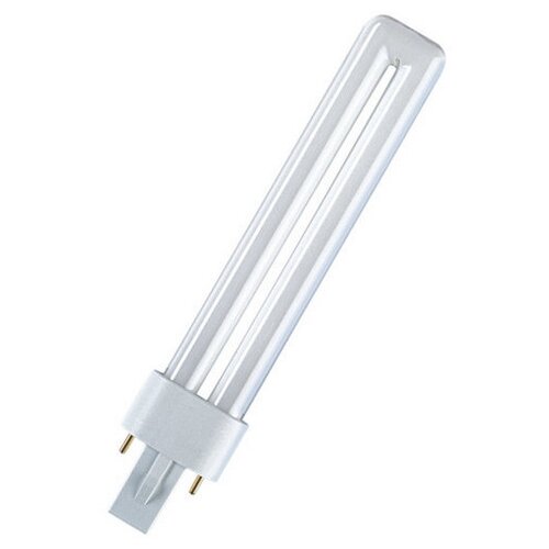 Лампа люминесцентная OSRAM Dulux S 830, G23, TC-S, 9Вт, 3000 К